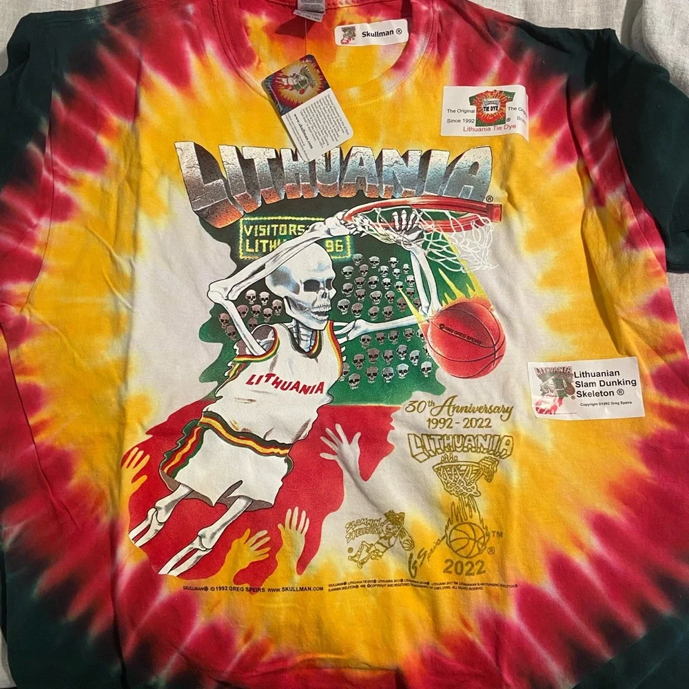 NWT Lithuania Basketball T-Shirt - Picture 1 of 3